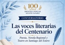 Invitan al Conversatorio Las Voces literarias del Centenario en la Biblioteca Popular Agustín Álvarez