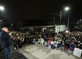 El Gobernador inauguró obras de infraestructura en el B° 25 de Mayo