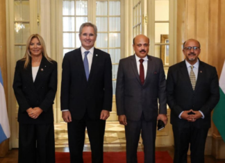 "Vamos a promover nuevas inversiones". Quirno se reunió con el secretario de Comercio de India