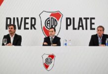 el presidente de River le echo la culpa de la crisis a los arbitrajes