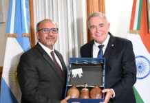 Jaldo recibió al embajador de la India y avanzaron en una agenda de cooperación y oportunidades comerciales para Tucumán
