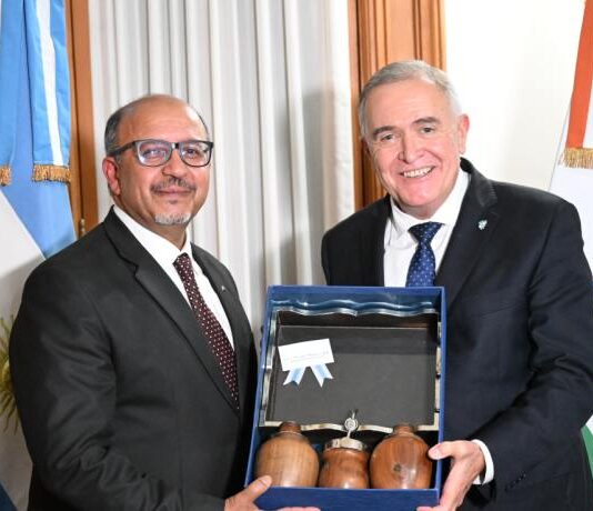 Jaldo recibió al embajador de la India y avanzaron en una agenda de cooperación y oportunidades comerciales para Tucumán