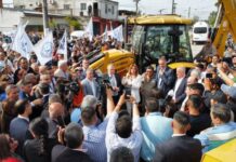 Las Talitas celebró 34 años de municipalización con obras y maquinaria
