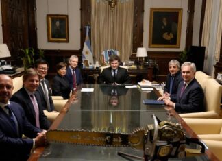 Milei se reunió en Casa Rosada con autoridades de Tesla y de una empresa de IA