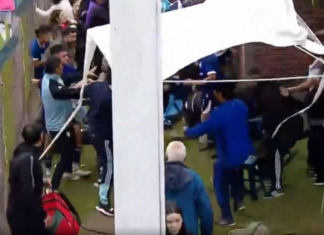 El partido de Reserva entre Atlético y Talleres terminó con una pelea