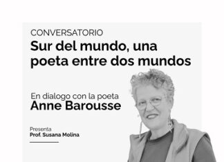 Este jueves se desarrollará un conversatorio imperdible con la poeta Anne Barousse