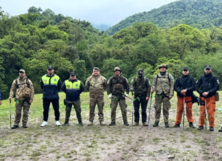 El cerro está totalmente tapado