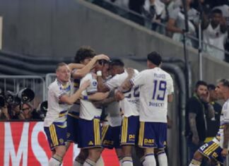 Boca dio el golpe en Brasil y venció 3-1 a Vasco da Gama con un golazo de Paredes
