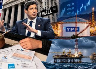 Cayeron las acciones argentinas y el riesgo país volvió a tocar máximos de 2026