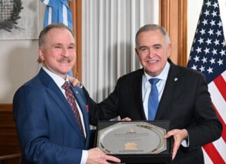 Jaldo recibió al embajador de Estados Unidos y analizaron las oportunidades para Tucumán