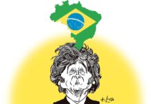 Milei celebra la victoria de Flavio en Brasil, pero para Caputo la tristeza não tem fim