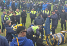 secuestraron gran cantidad de bebidas alcohólicas a hinchas de Rosario Central
