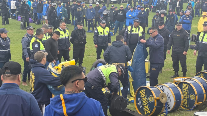 secuestraron gran cantidad de bebidas alcohólicas a hinchas de Rosario