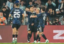 La selección argentina goleó 7-0 a Burkina Faso y se floreó en la previa a la despedida de Messi